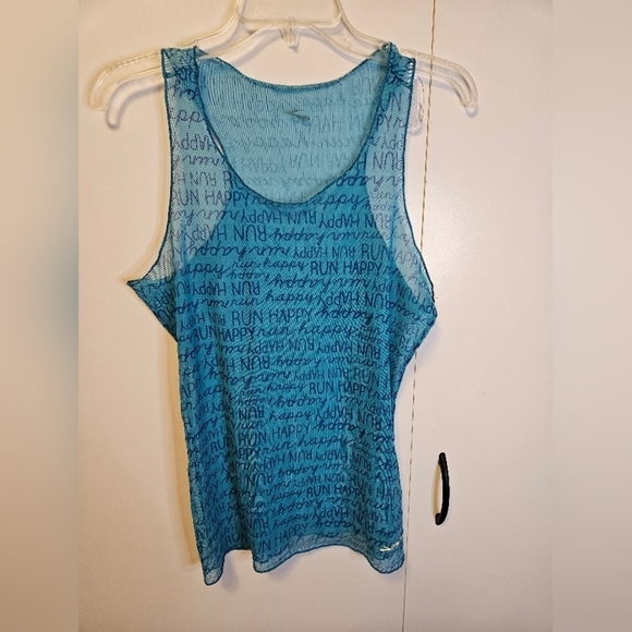 Brooks Tops - Brooks aqua blue running top